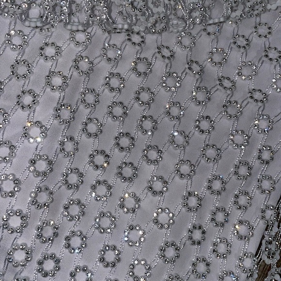 NWT HOUSE OF HARLOW 1960
Floral Rhinestone Mesh Top - Picture 6 of 7
